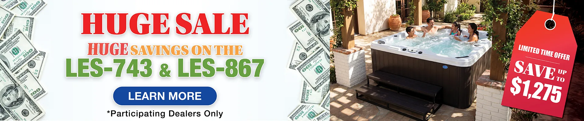 Calspas hot tub being used in a family setting - Miles City